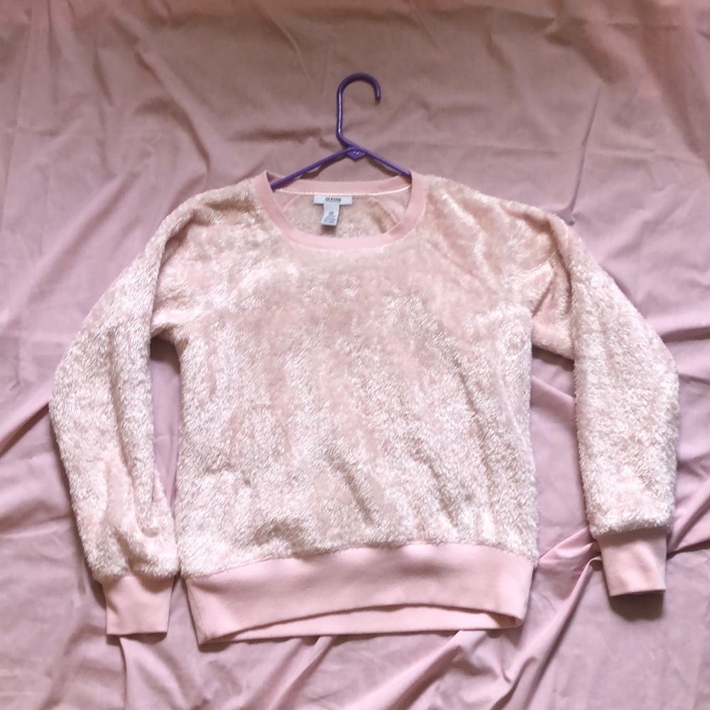 Super Soft Fuzzy Pink Sweater